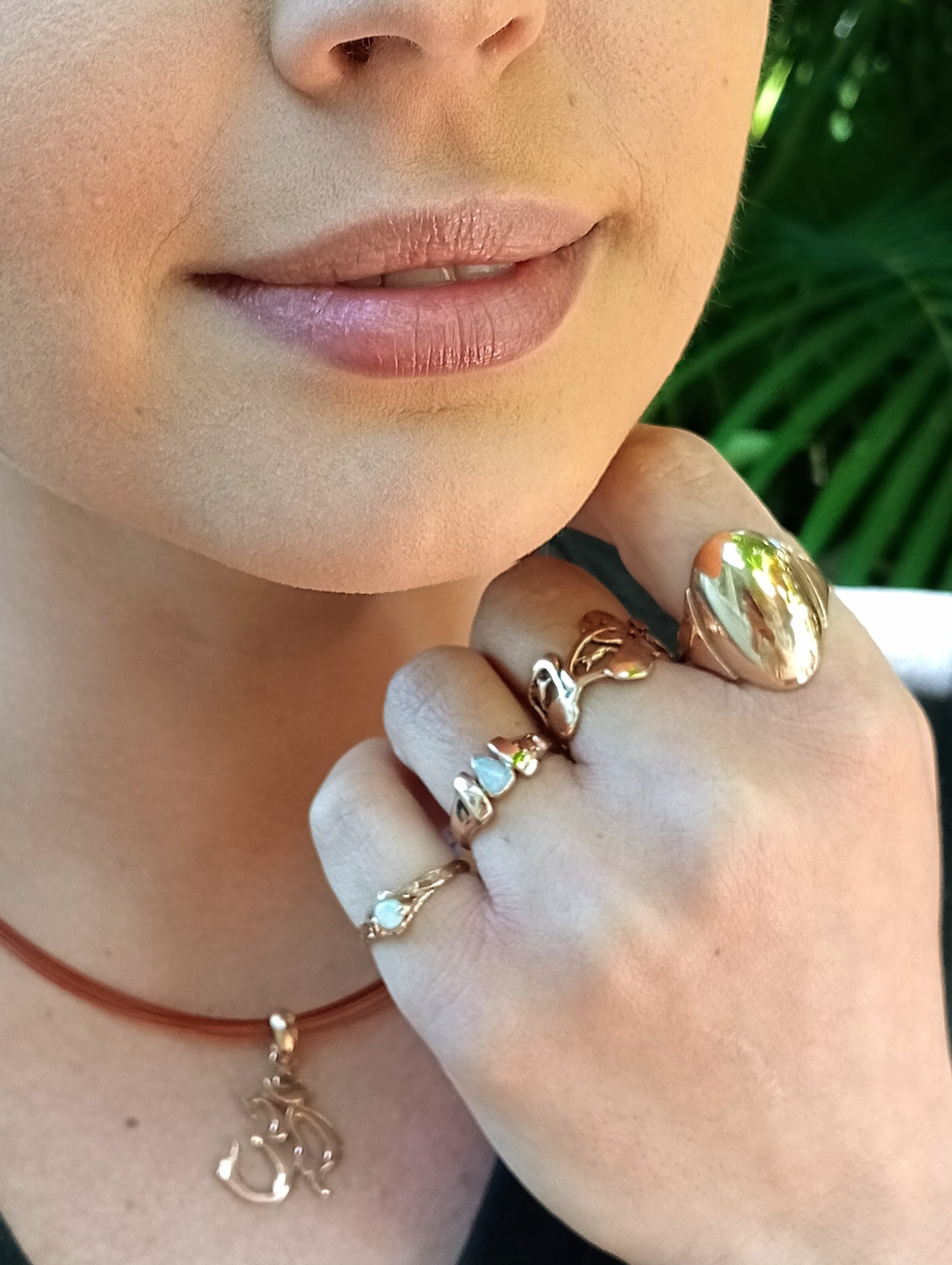 rose gold modelled